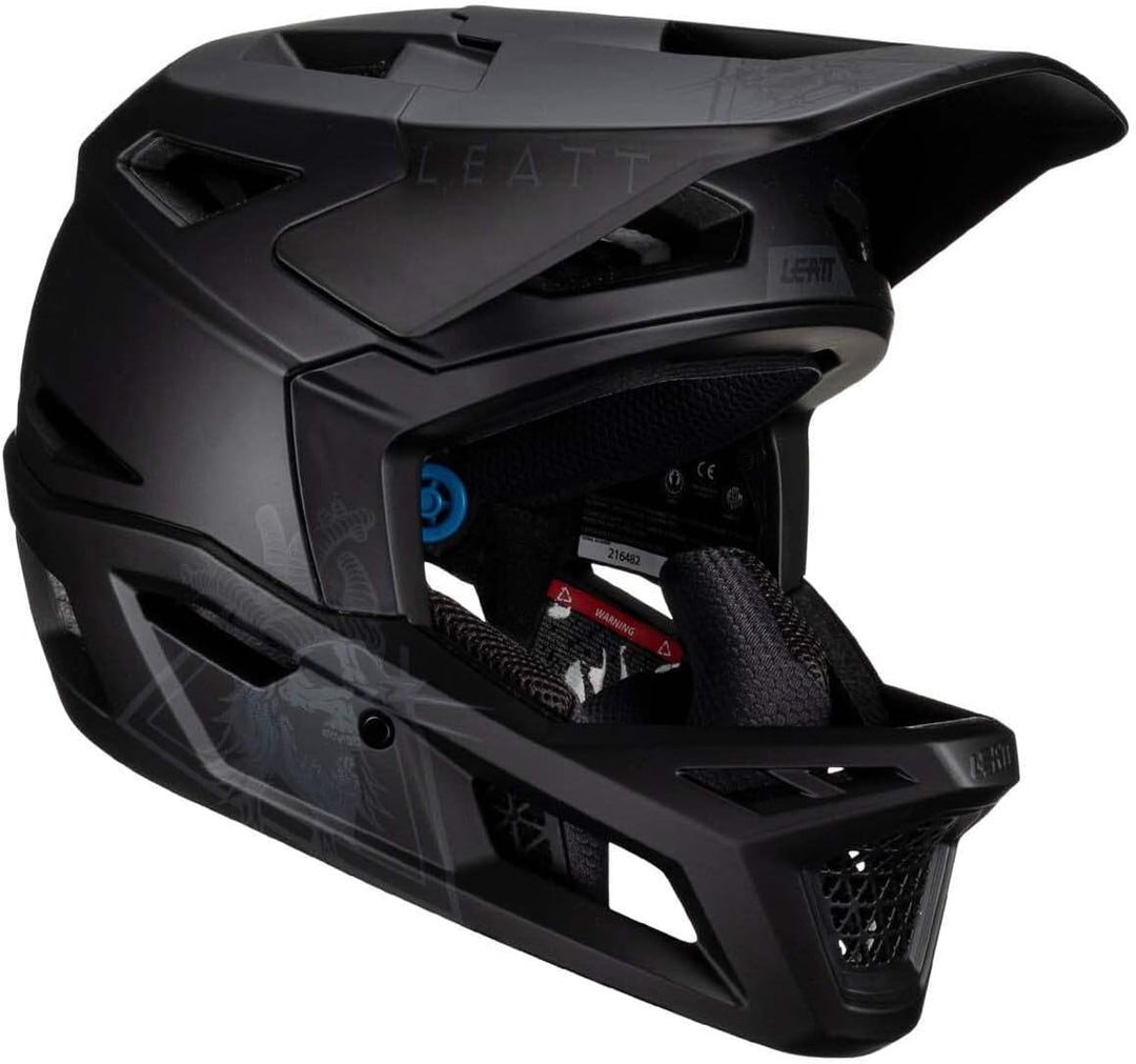 Leatt Unisex-Adult MTB Gravity 4.0 V23 Helmet XL Stealth, XL Stealth