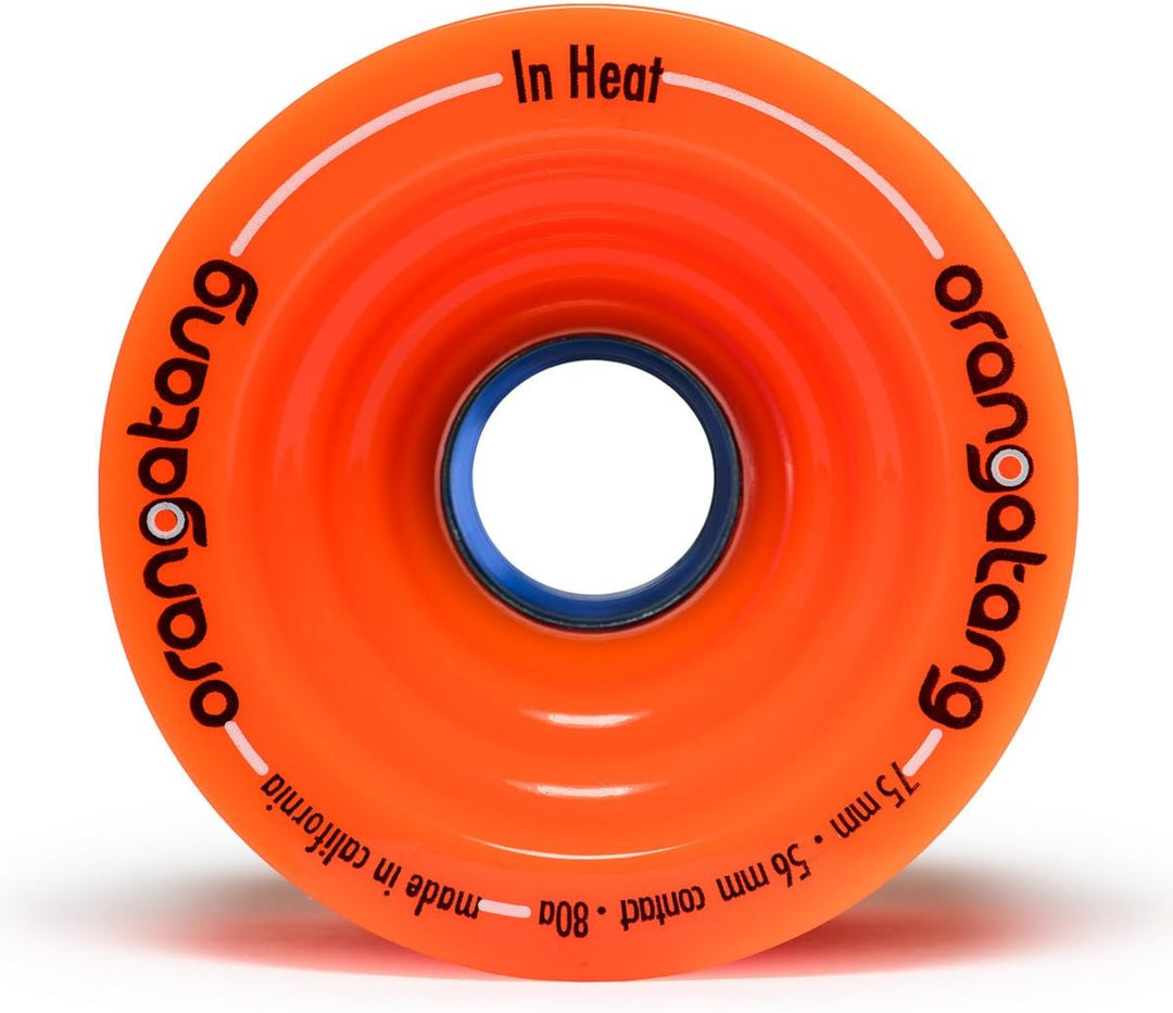 Orangatang Longboard Räder InHeats 75mm 80a Rollen orange, orange