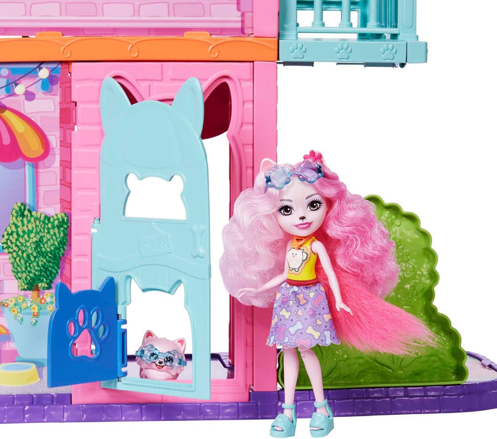 Wohnung Enchantimals de Palmer Pomeranian. Puppe Inklusive Wohnung 71,12 cm