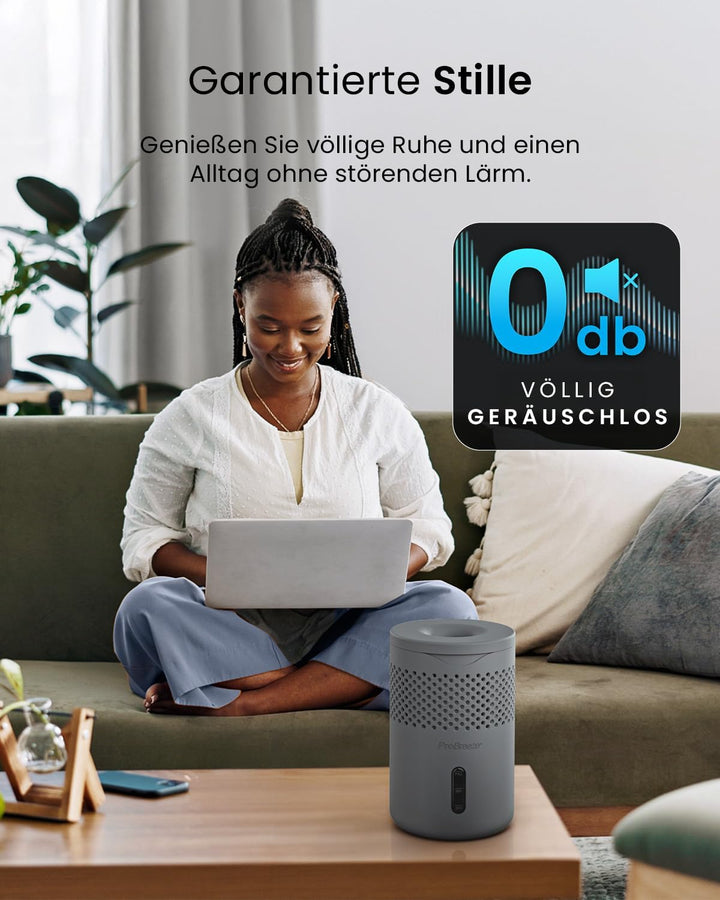 Pro Breeze Osmo Luftentfeuchter – Geräuschlos & Nachfüllbar - Raumentfeuchter für Zuhause, Schlafzim