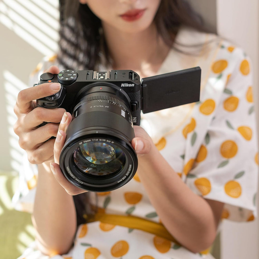VILTROX 75mm f/1.2 Z-Mount APS-C Objektiv Prime Grosse Blende für Nikon Z Mount Z30 Z50 Zfc Z5 Z6 Z7