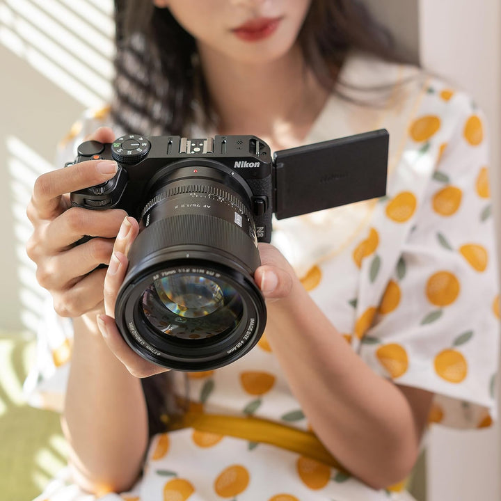 VILTROX 75mm f/1.2 Z-Mount APS-C Objektiv Prime Grosse Blende für Nikon Z Mount Z30 Z50 Zfc Z5 Z6 Z7