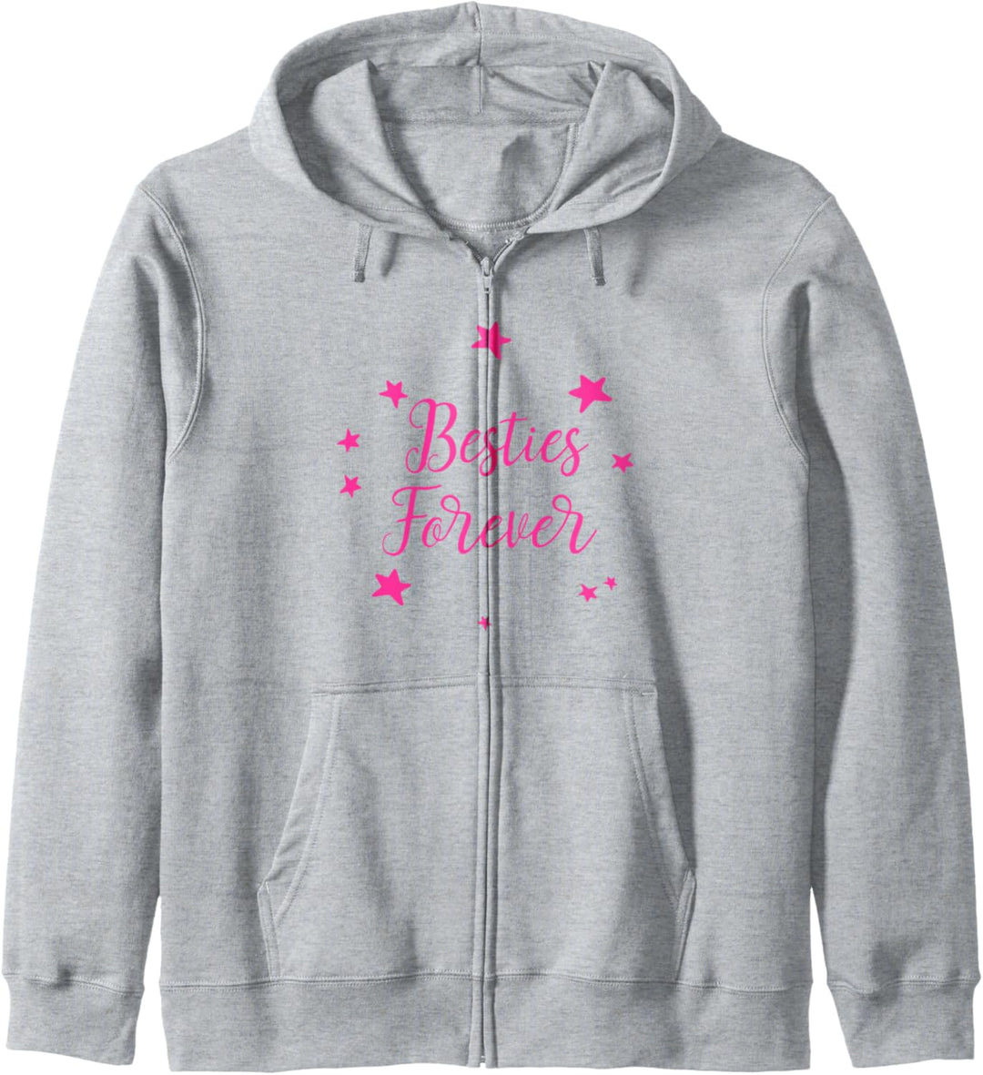 Lustiges Design mit Aufschrift "Best Friends Stars For Besties Forever". Kapuzenjacke
