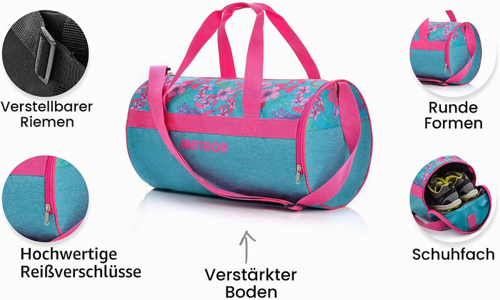 Sporttasche, 25 l, für Damen, Herren, Kinder, Mädchen, Reisetasche, Gepäck, Duffel, Fitness, Fitness