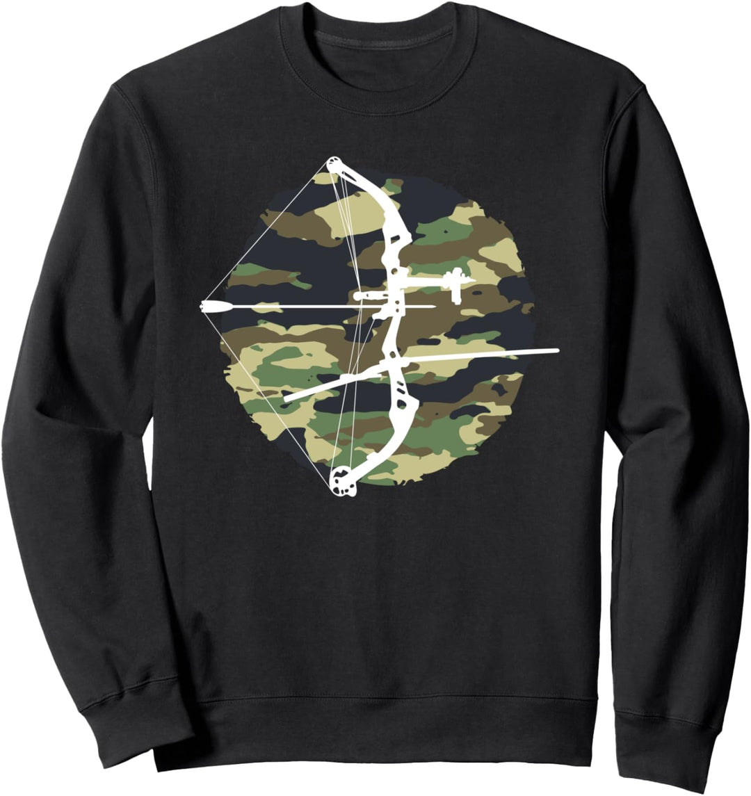 Bogenschiessen Bogenjagd Bogenschütze Bogenfischen Sweatshirt