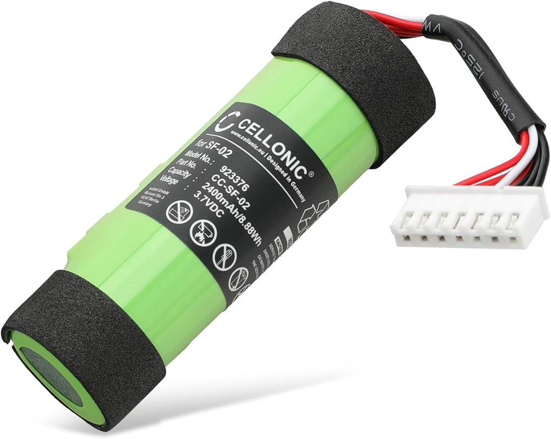 CELLONIC, Lautsprecherakku kompatibel mit Sony SRS-X2 (2400mAh, 3.7V) Ersatzakku 9-885-197-08, SF-02