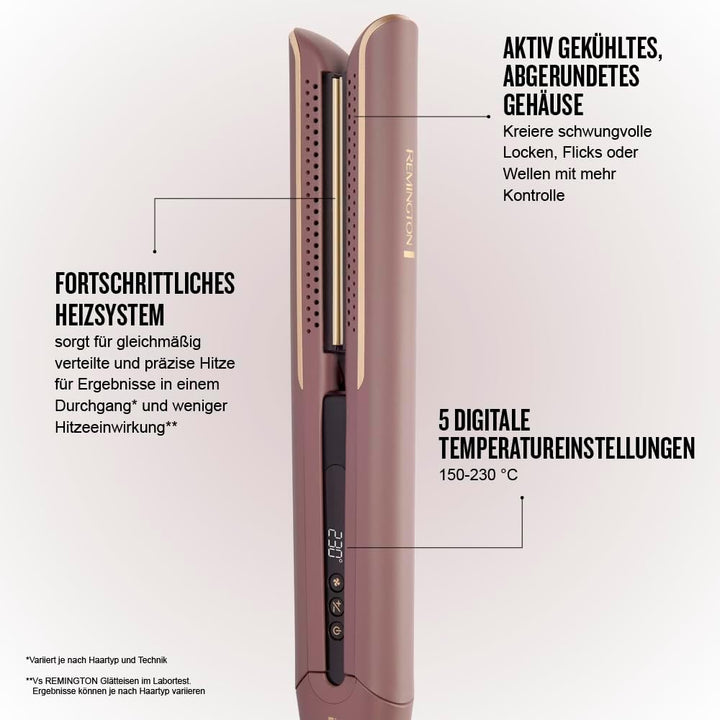 Remington AIRvive™ Glätteisen [Ionic Air-Technologie: weniger Frizz & statische Aufladung] Ultra-Ker