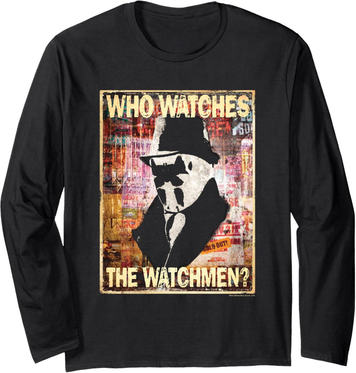 Watchmen Who Watches Rorschach Langarmshirt