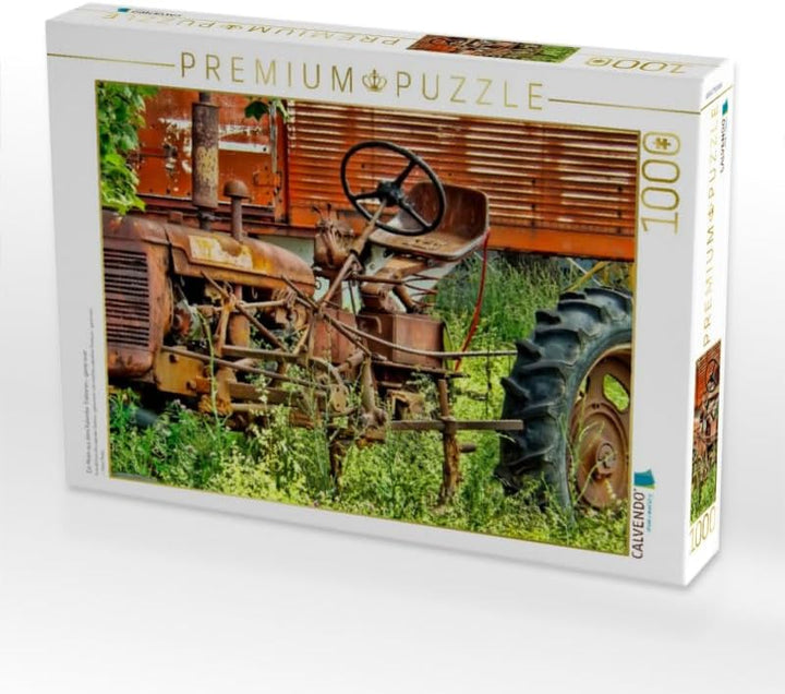 CALVENDO Puzzle Traktoren - Game Over 1000 Teile Lege-Grösse 64 x 48 cm Foto-Puzzle Bild von Peter R