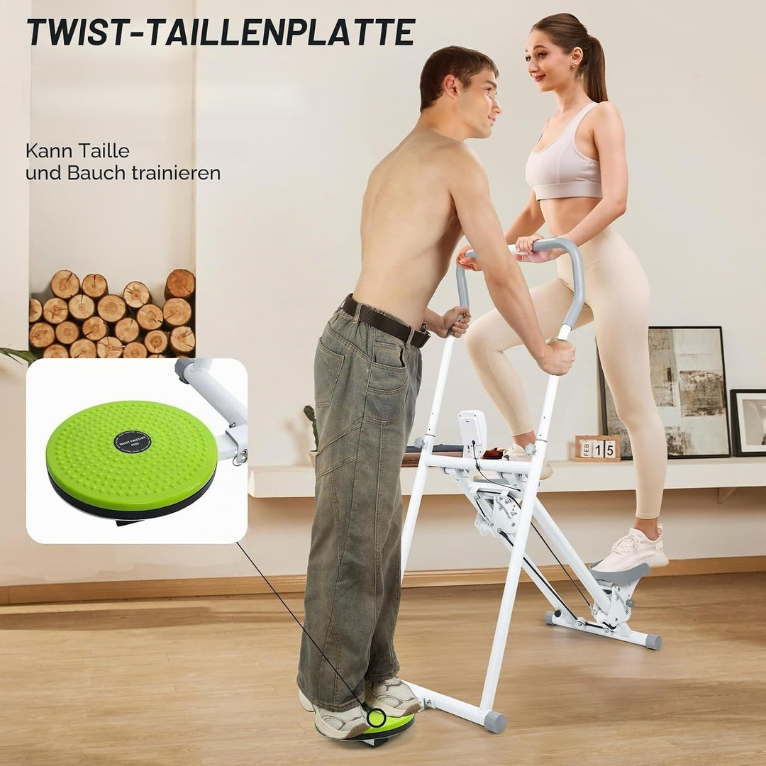 Treppenstepper für Heim-Fitnessübungen, vertikale Klettermaschine für Ganzkörpertraining, kompakt, k