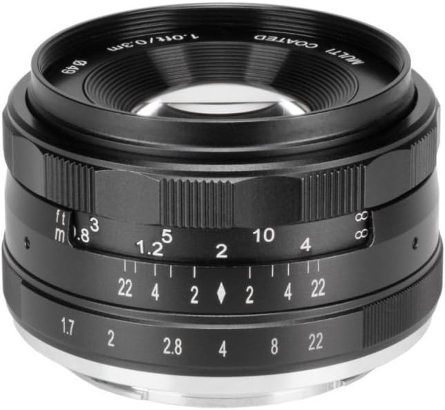 Meike Optics MK 35mm f1.7 Weitwinkel Objektiv, manueller Fokus für Sony E-Mount, für Sony