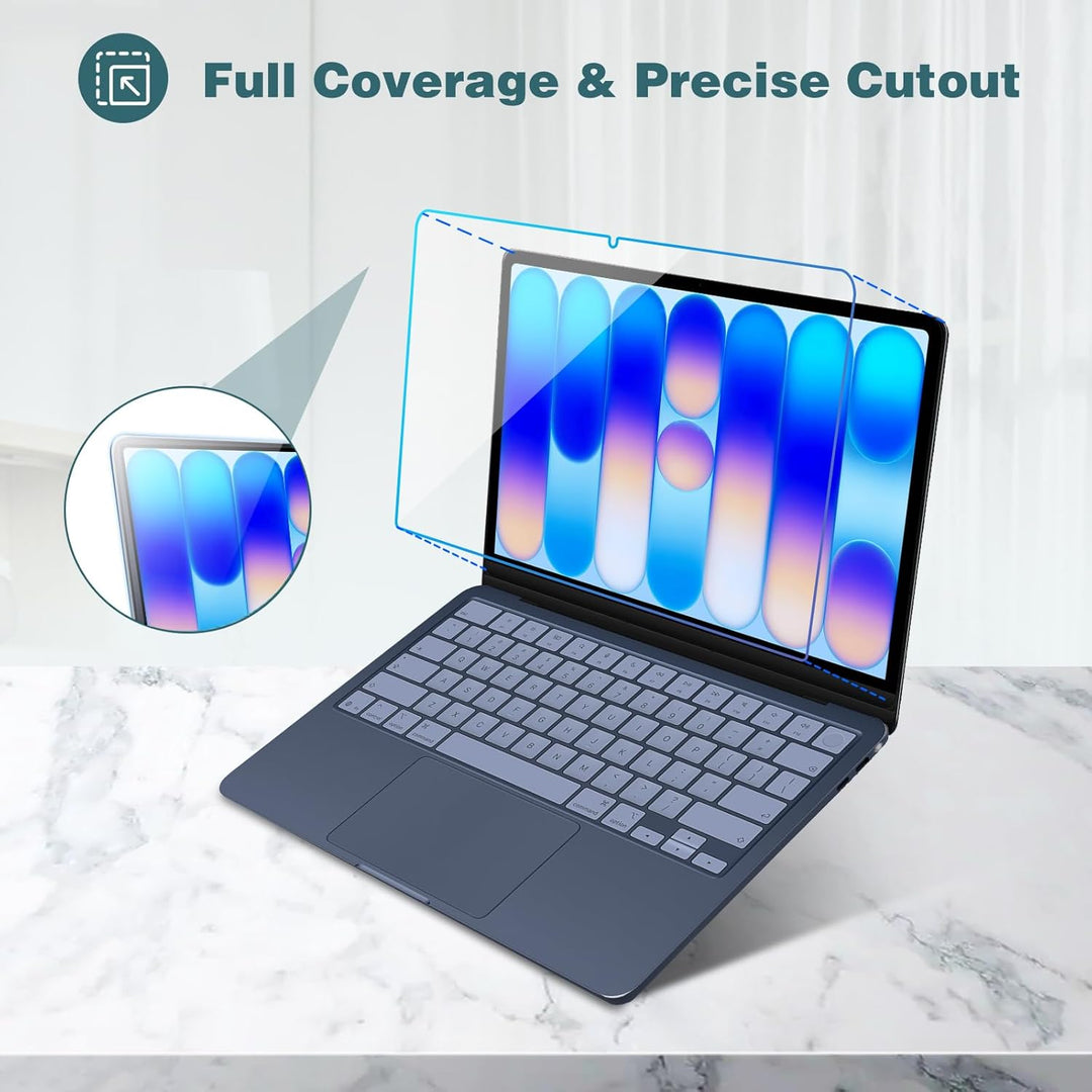 ProCase 2 Stück Displayschutzfolie für 13" MacBook Neo 2026, 9H Gehärtetes Panzer Glas Schutzfolie f