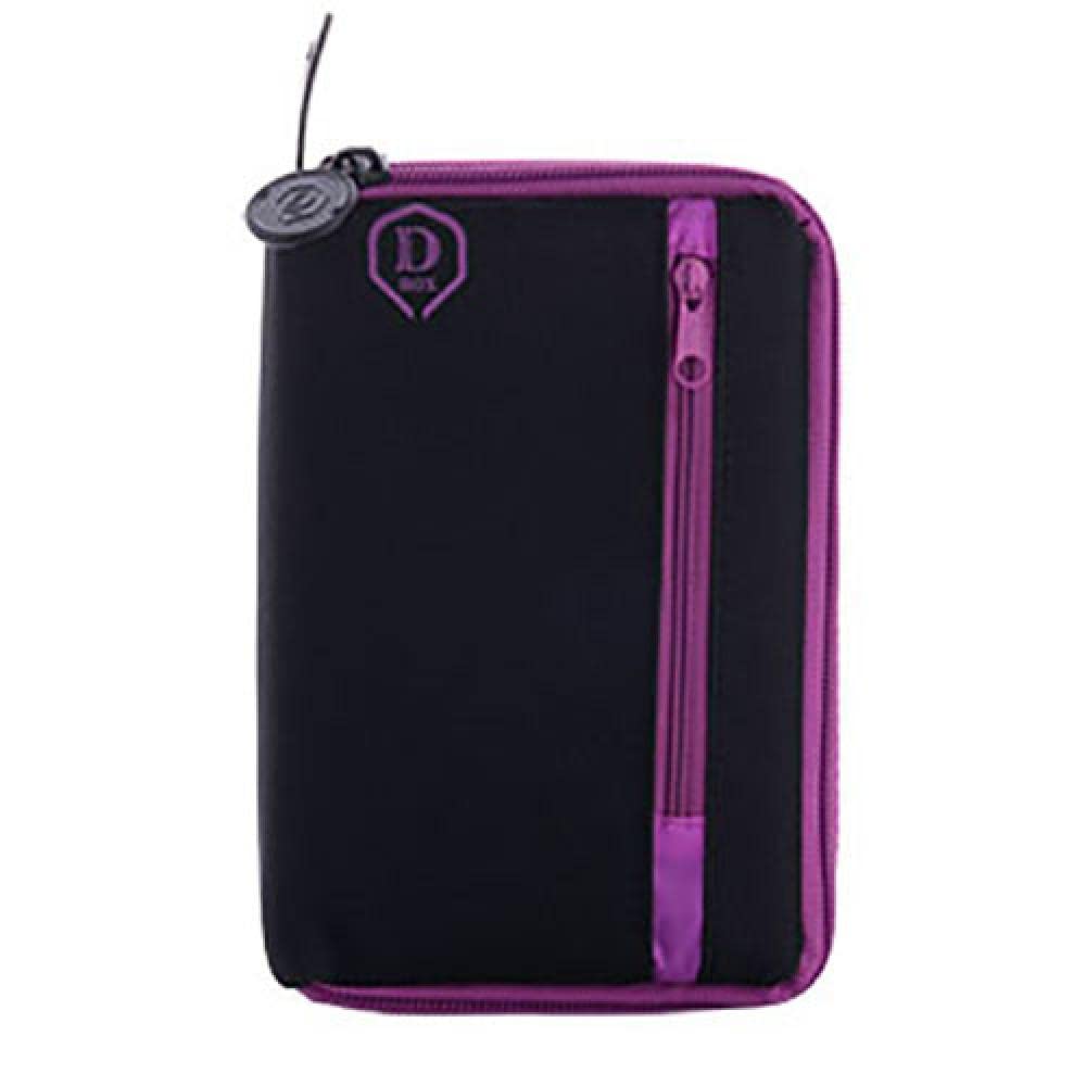 ONE80 The Dartbox Dart Chase D Box Darttasche für Darts Dart Wallet Dart Cases Violett, Violett