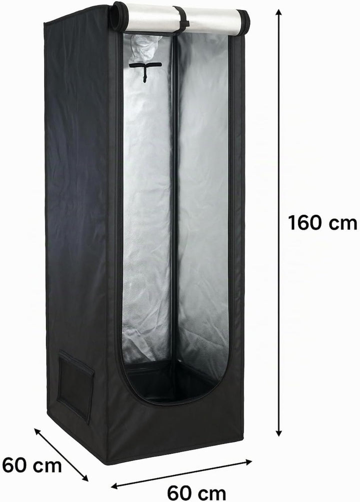 Weedness Grow Box Komplett Set LED 120 Watt Basic 60x60x160 cm - Zuchtzelt Growschrank Growzelt Anba