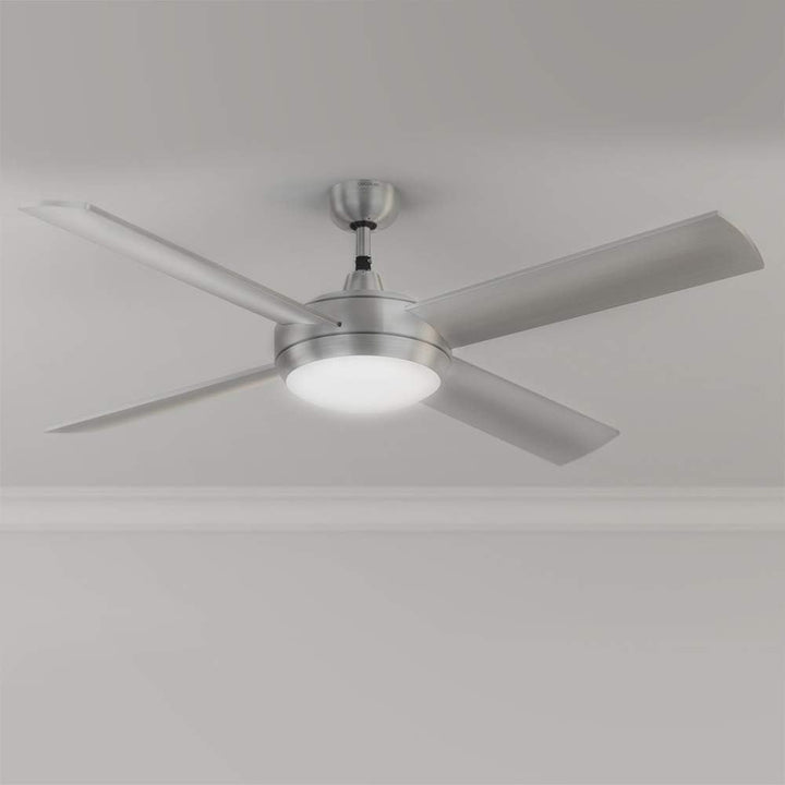 Cecotec Deckenventilator EnergySilence Aero 570 60 W (52", Stahl) Silber Mit Licht | Befehl, Silber