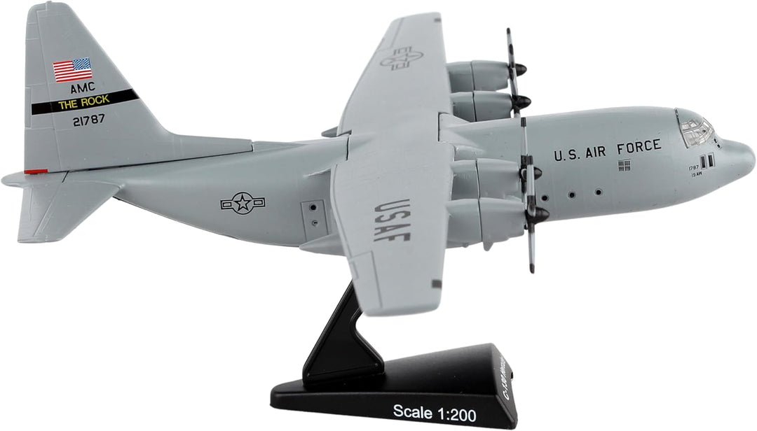 Daron Worldwide Trading Postage Stamp USAF C-130 1/200 Spare 617 Airplane Model