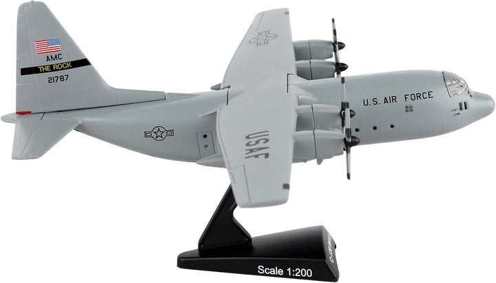 Daron Worldwide Trading Postage Stamp USAF C-130 1/200 Spare 617 Airplane Model