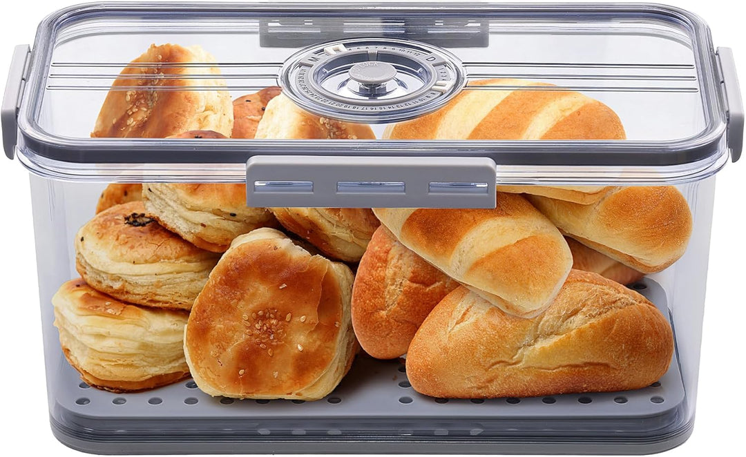 Brotkasten Brotbox Brotaufbewahrung Toastbrotbox Bread Box für Knäckebrotdose Brotkorb Modern Knäcke