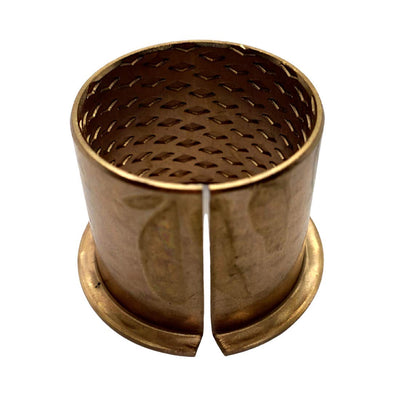 Bundbuchse 50mm x 55mm x 50mm Bund: 65mm x 2.5mm | Gleitlager aus Bronze mit Innenschmierung (schmie