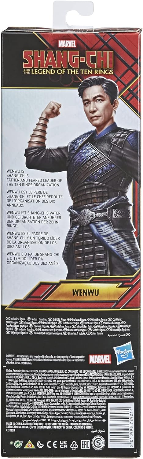 Shang Chi , Hasbro F0951 Marvel Titan Hero Serie Legende der Zehn Ringe Actionfigur 30 cm Spielzeug