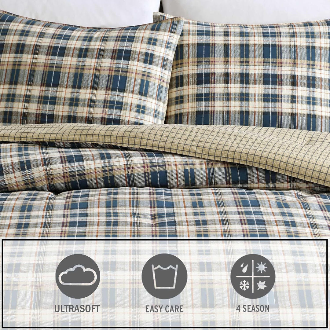 Eddie Bauer Home Collection Port Gamble, Twin, Blue Twin Blau, Port Gamble Blue Twin