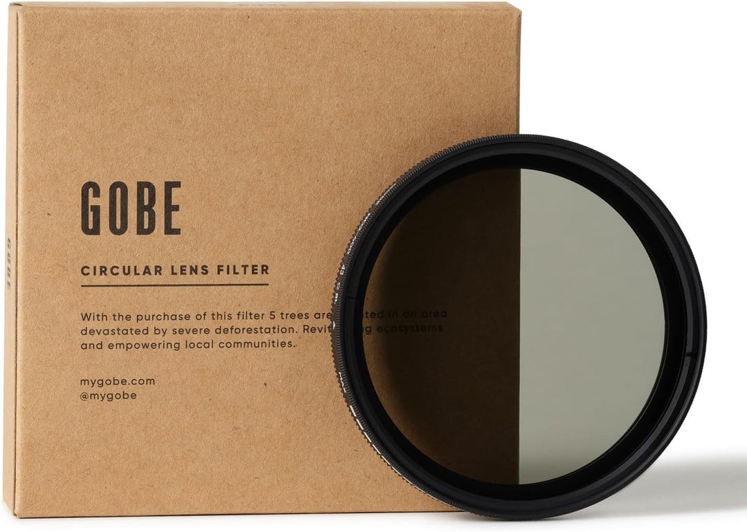 Gobe NDX 43 mm Variabler Graufilter ND2-400 ND Filter 43mm, 43mm