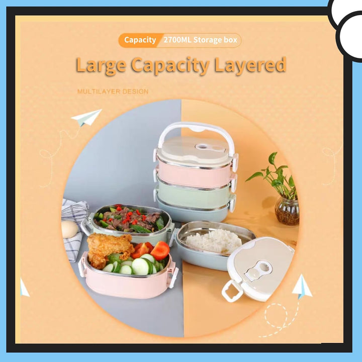 Lunchbox, Thermoisolierte Salatsuppe Warme Speisen Lunchboxen, Auslaufsichere Thermoskanne für warme