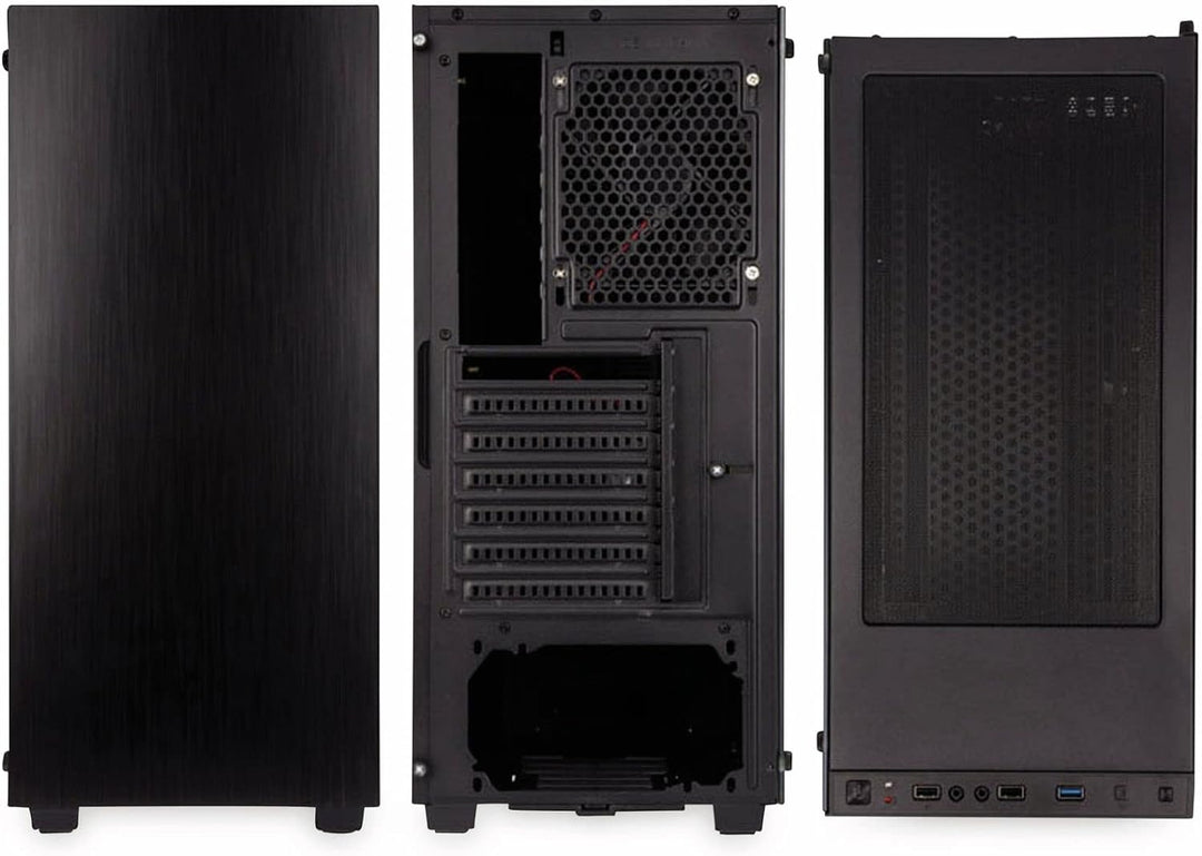 KOLINK Stronghold Midi-Tower Mini-ITX bis E-ATX, PC Hülle mit Seitenfenster, Tempered Glass Computer
