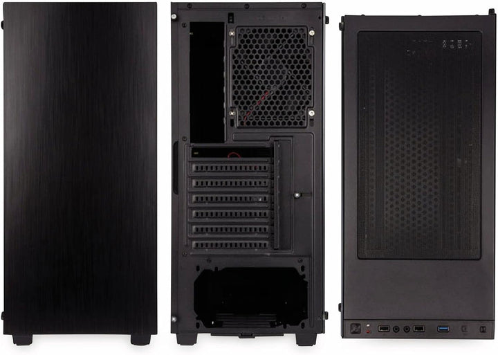 KOLINK Stronghold Midi-Tower Mini-ITX bis E-ATX, PC Hülle mit Seitenfenster, Tempered Glass Computer