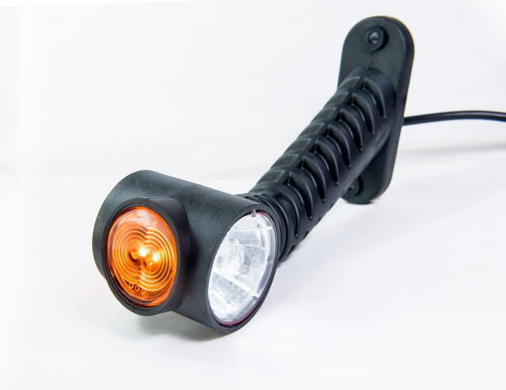 2 x LED Gummi Begrenzungsleuchte Seitenleuchte 12V 24V mit E-Prüfzeichen Positionsleuchte Auto LKW P