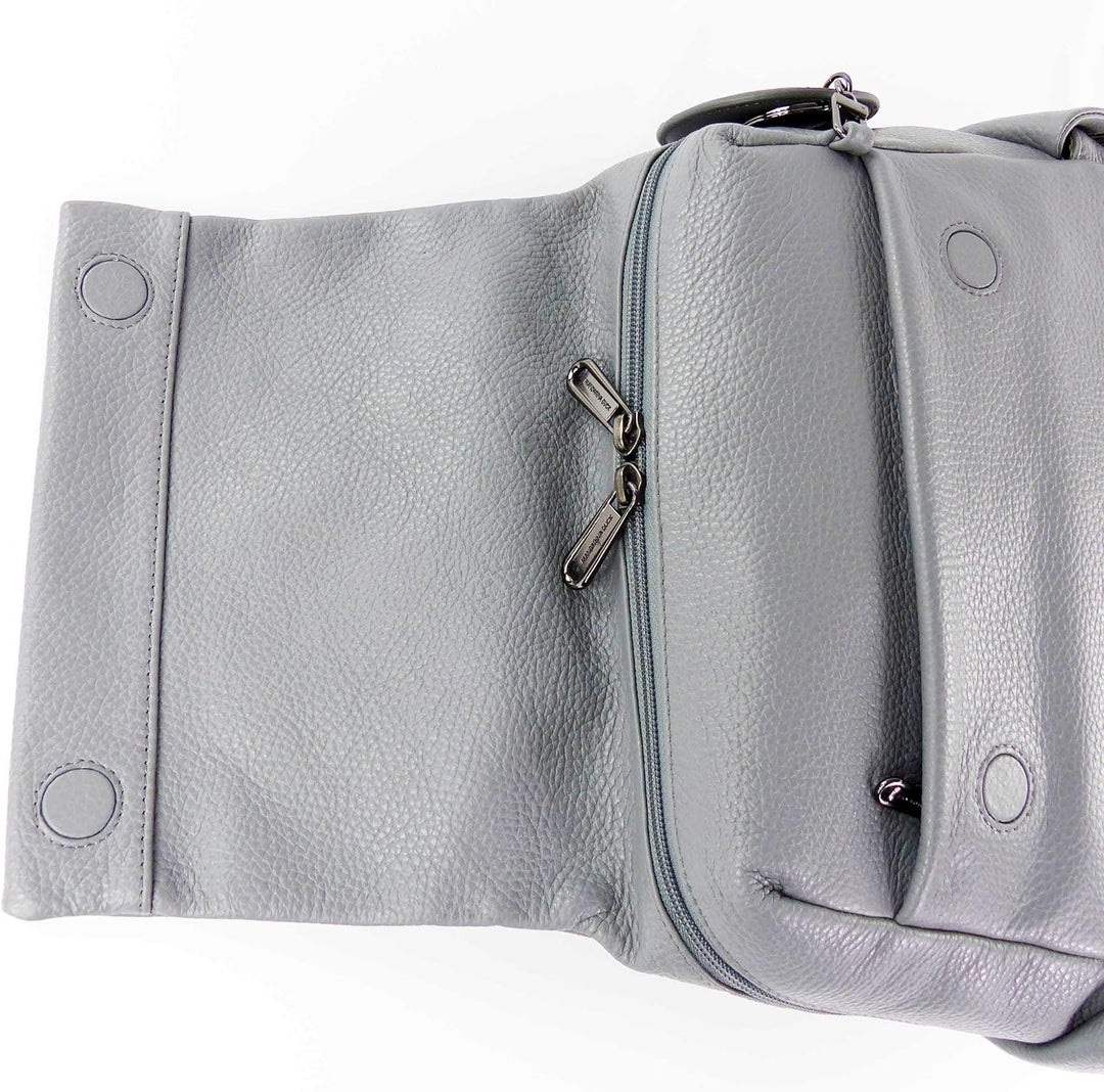 Mandarina Duck Mellow Leather Rucksack grau