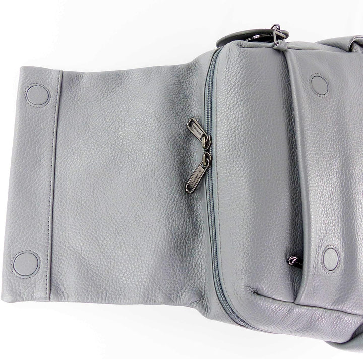 Mandarina Duck Mellow Leather Rucksack grau