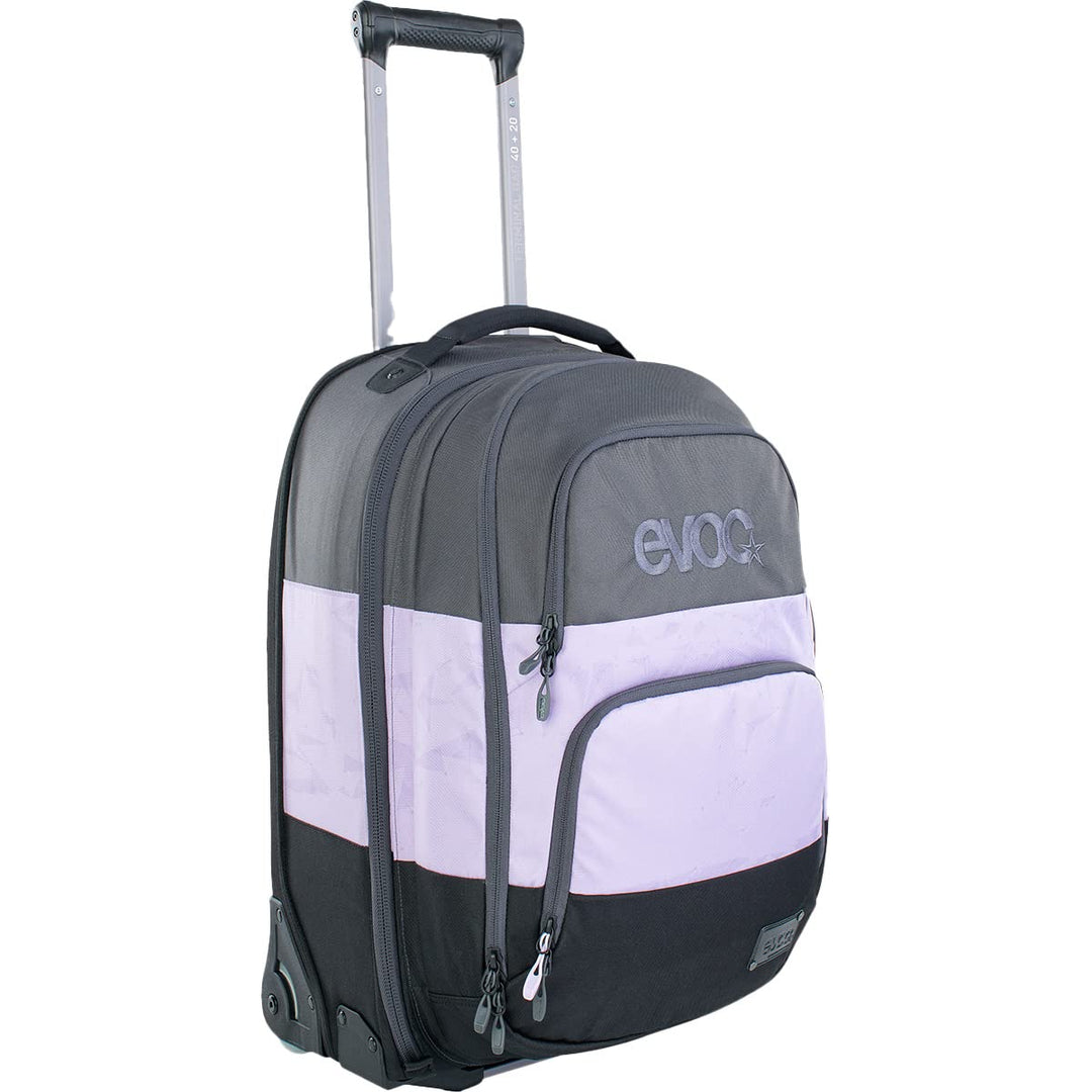 EVOC Reisetrolley Reisetasche Trolley fürs Handgepäck (Teleskopgriff, austauschbare Skate-Rollen, ex