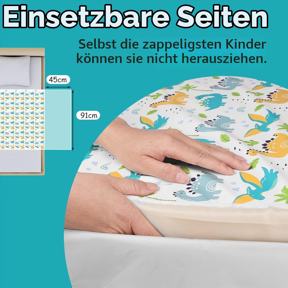 Wickelunterlage Baby, Töpfchentrainingsmatratze, wasserdichte 86 x91cm, atmungsaktiv, waschbar, wied