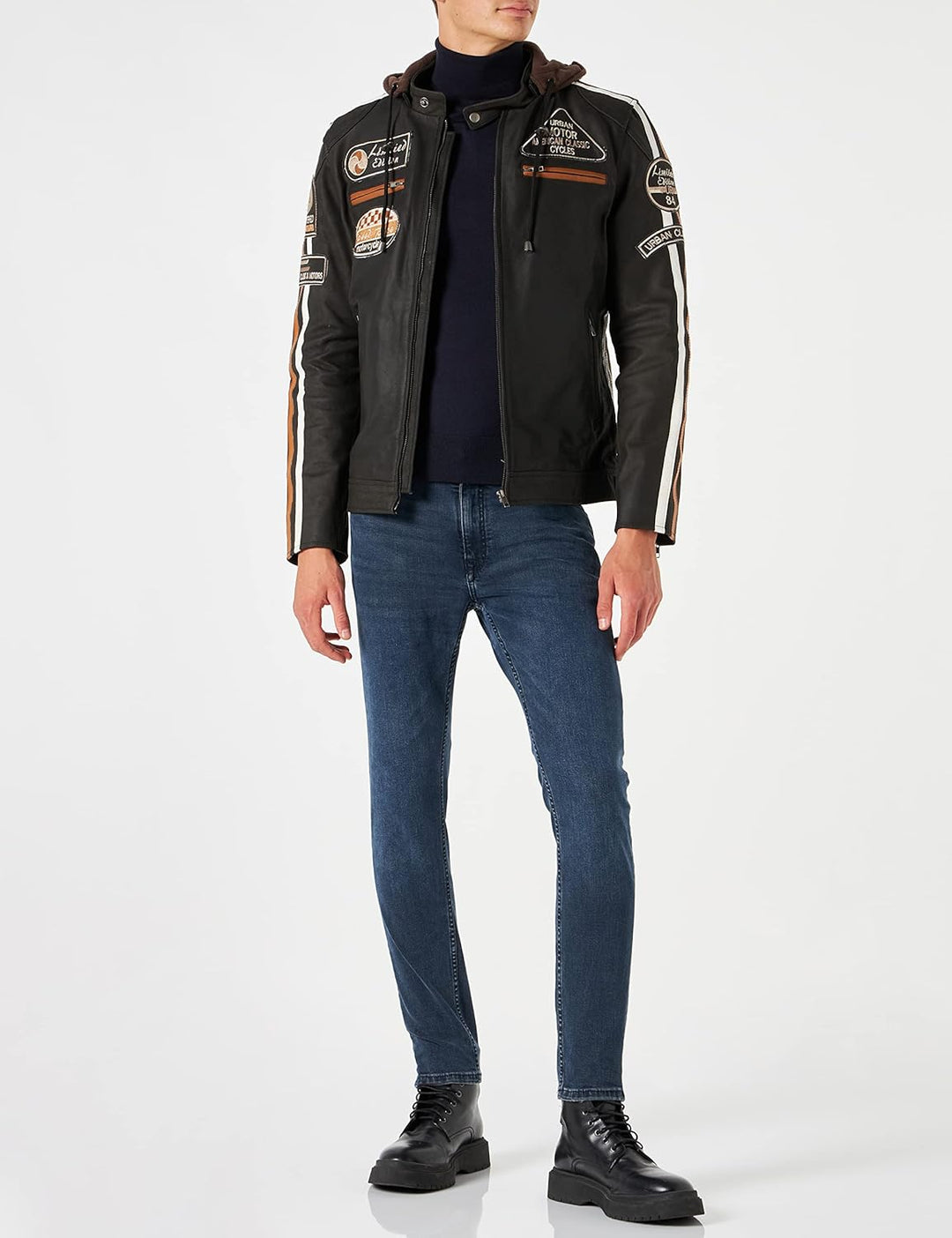URBAN 5884 Unisex 58 Gents Motorradjacke (1er Pack) S Braun, S Braun