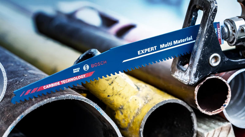 Bosch Professional 3x Expert ‘Multi Material’ S 1156 XHM Säbelsägeblatt (für Gusseisen, Länge 225 mm