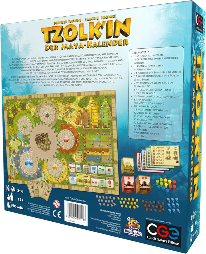 Heidelberger Spieleverlag CZ025 CGE - Tzolk'in: Der Maya-Kalender