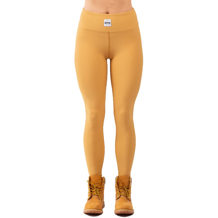 Eivy Damen Leggings Icecold Rib Tights L Faded Amber, L Faded Amber