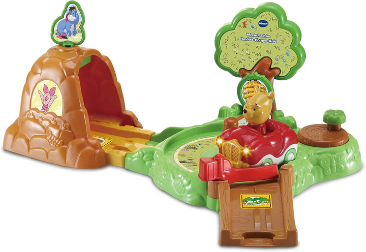 VTech Tut Tut Baby Flitzer - Winnie Puuh im Hundert-Morgen-Wald – Interaktives Spielset mit Winnie P