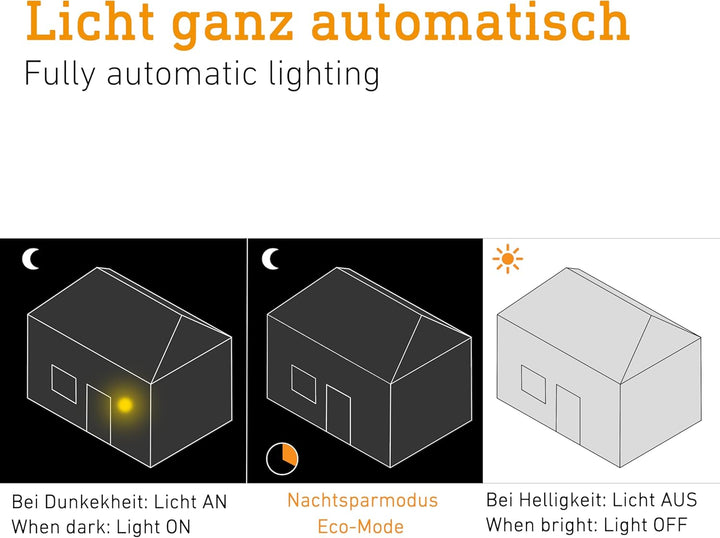Steinel Dämmerungsschalter NM 3000 weiss, Licht-Steuerung, Dämmerungssensor, Nachtsparmodus, Eigenli