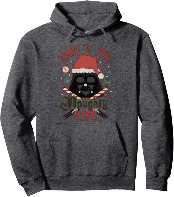 Star Wars Christmas Darth Vader Come To The Naughty Side Pullover Hoodie