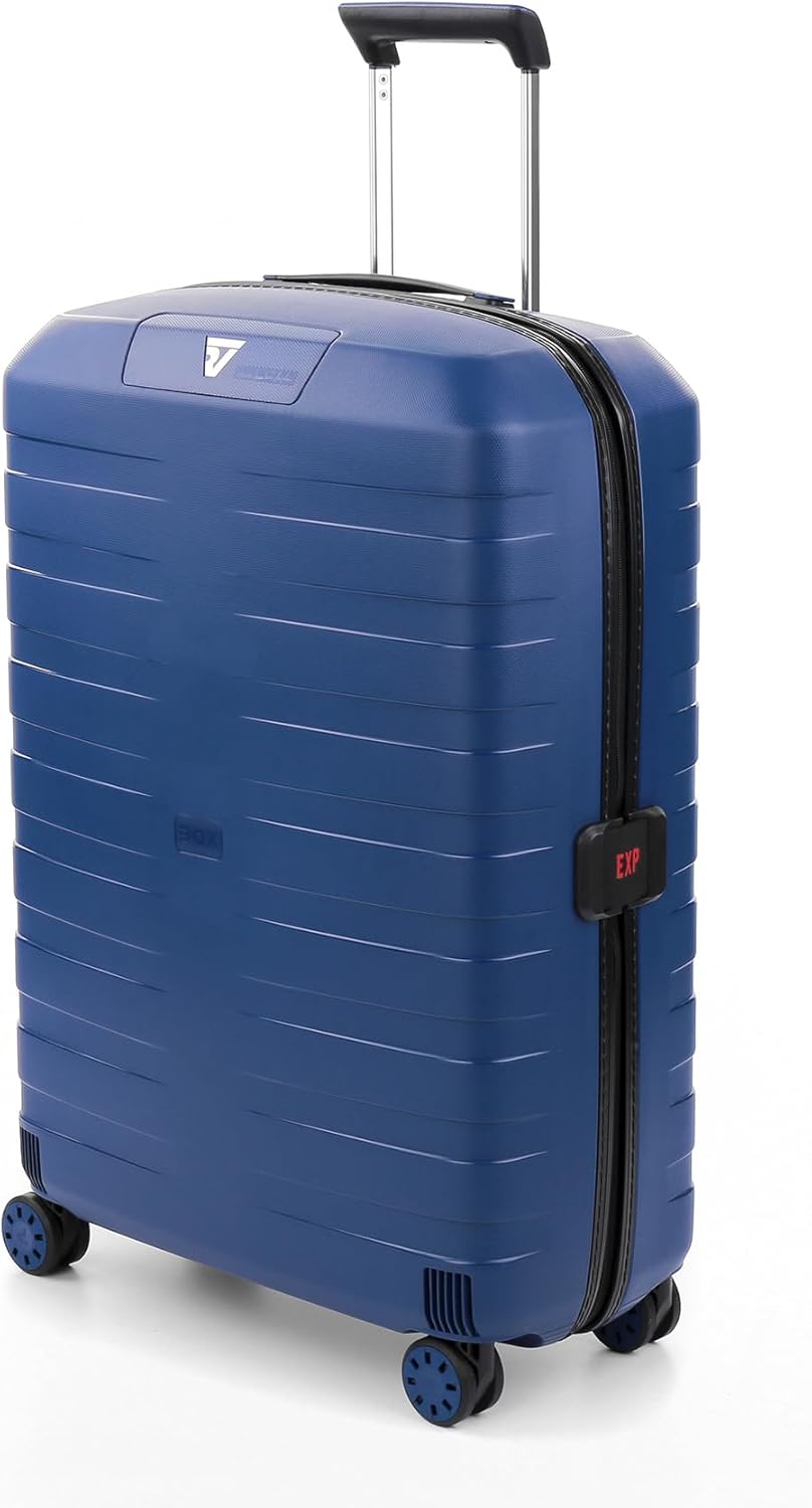 Roncato Trolley Medio 4r Exp. Box 4.0 Koffer, 69 cm, 90 liters, Blau (Azul)