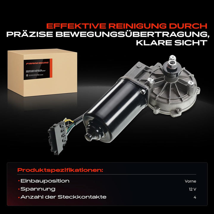 Frankberg 1x Wischermotor Vorne Links oder Rechts Kompatibel mit S-Klasse W220 2.8L-6.3L 1999-2005 S