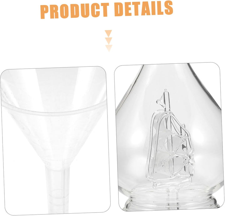 OUNONA Weinflasche aus Glas Whisky-Dekanter weintasting Schnapsflasche aus Glas Weingläser aus Glas