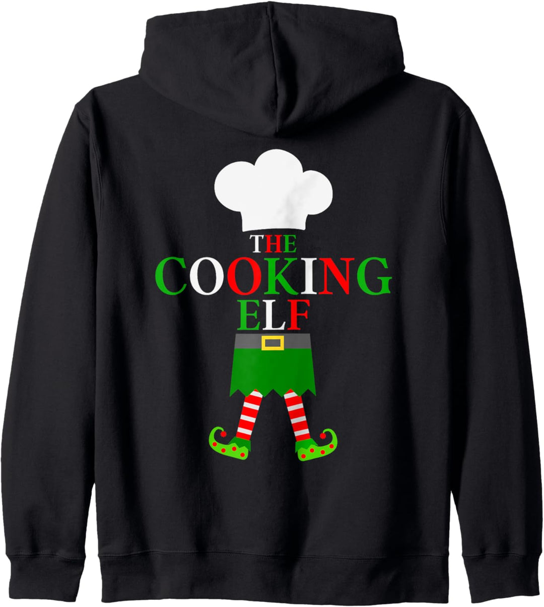 The Cooking Elf - Lustige passende Familiengruppe Weihnachten Kapuzenjacke