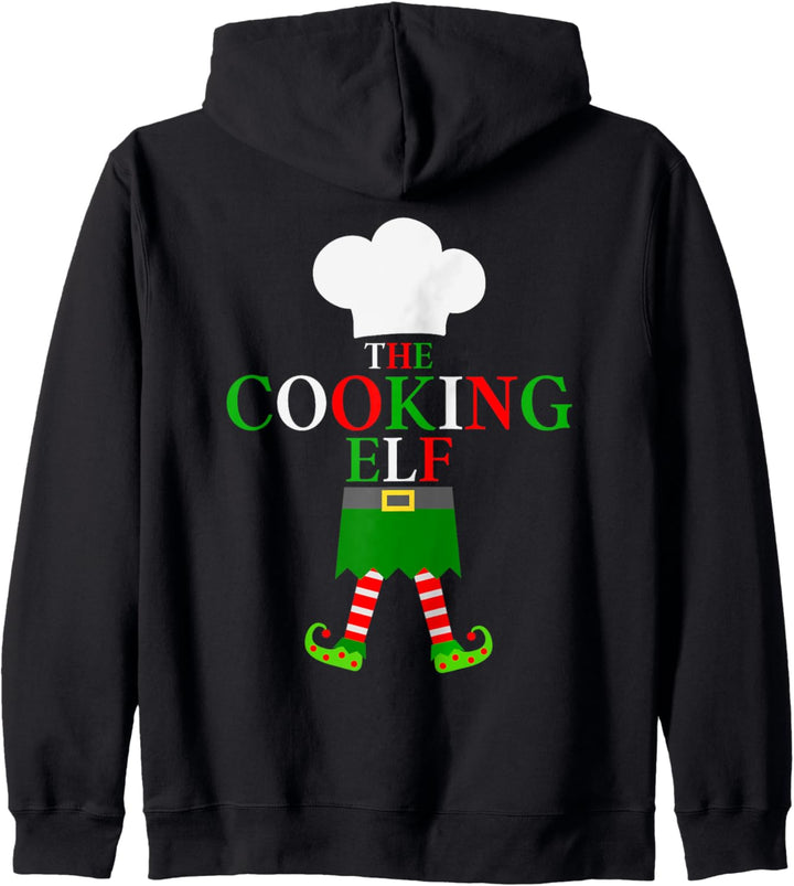The Cooking Elf - Lustige passende Familiengruppe Weihnachten Kapuzenjacke