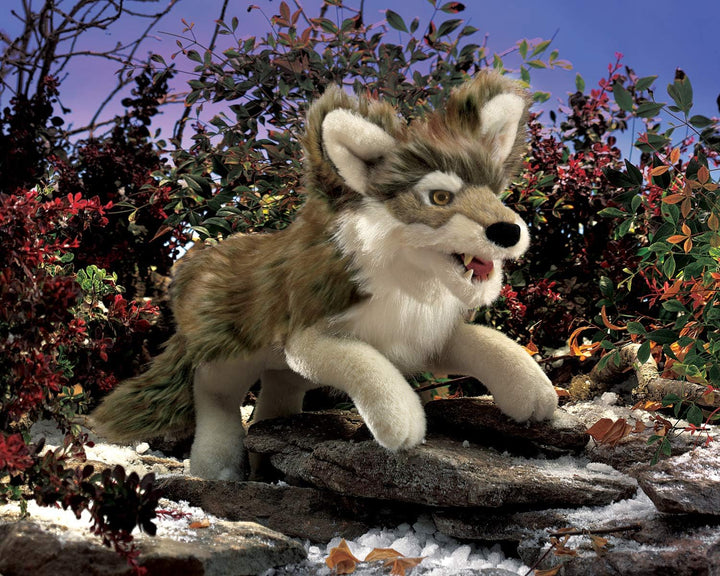 Folkmanis Wolf Hand Puppet (Grey)