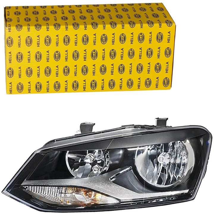 HELLA 1LE 247 051-031 Halogen-Hauptscheinwerfer - links - für u.a. VW Polo (6R1, 6C1)