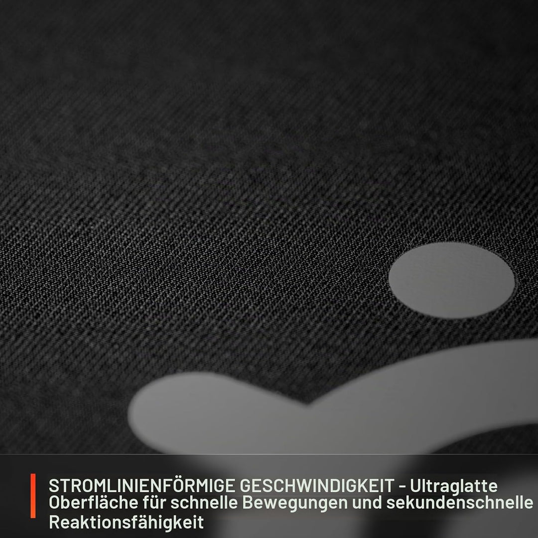 SteelSeries QcK L Performance Speed Gaming-Mauspad, extra Dichte für EIN sanftes Gleiten, Flache Kan