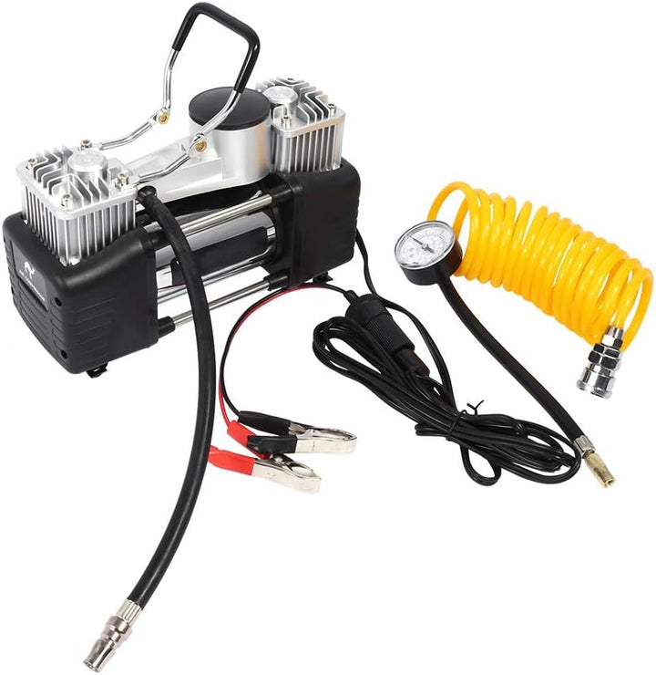 Dioche 12 V Zigarettenanzünder, Netzteil, Luftpumpe mit festem Kopf, Luftpumpe, einzylinder, tragbar